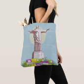 Christ the Redeemer Travel poster Favela トートバッグ (クローズアップ)