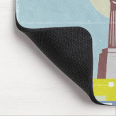 Christ the Redeemer Travel poster Favela マウスパッド (コーナー)