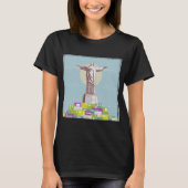 Christ the Redeemer Travel poster Favela Tシャツ (正面)