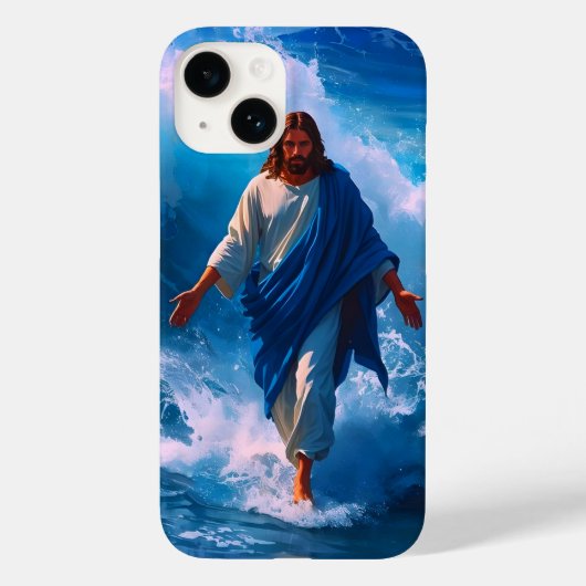 Christ Walks on Water iPhone case Case-Mate iPhoneケース (裏面)