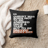 Christ Was Born to Be Obeyed クッション (ブランケット)