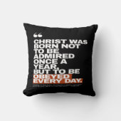 Christ Was Born to Be Obeyed クッション (正面)