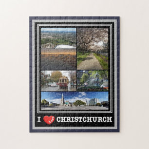 Christchurch - I Love – ニュージーランド –  ジグソーパズル
