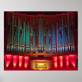 Christchurch Town Hallオルガンポスター無題 ポスター