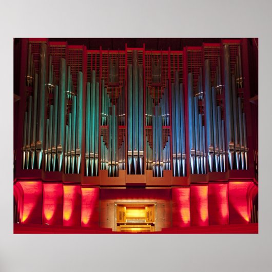 Christchurch Town Hallオルガンポスター無題 ポスター (正面)
