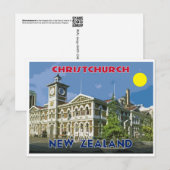 Christchurch, Visit New Zealand ポストカード (正面/裏面)