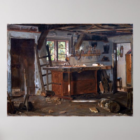 Christen Dalsgaard A Carpenter's Workshop ポスター (正面)