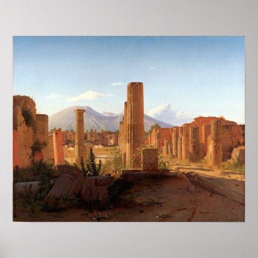 Christen Schjellerup Kobke The Forum, Pompeii ポスター (正面)