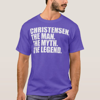 ChristensenChristensenファミリーネームChristensen las Tシャツ
