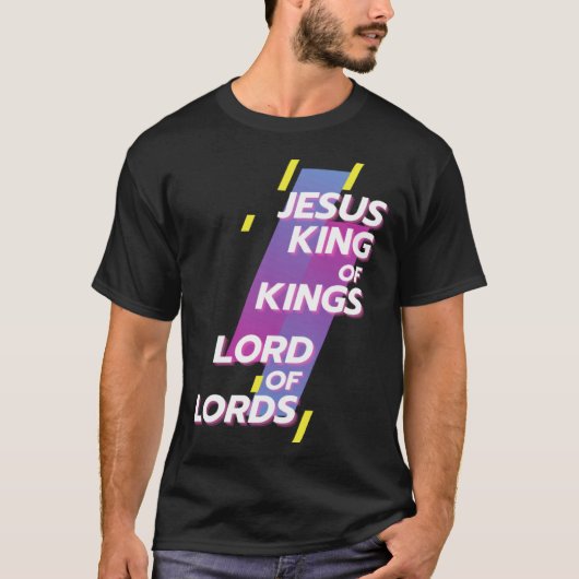 Christerest Jesus King of Kings Lord of Lords Chri Tシャツ (正面)