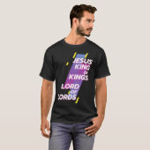 Christerest Jesus King of Kings Lord of Lords Chri Tシャツ (正面フル)