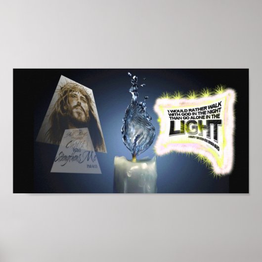 CHristianグラフィックデザイン ポスター (正面)