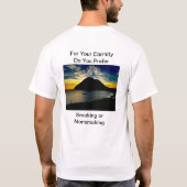 ChrisTianメッセージTシャツ Tシャツ (裏面)