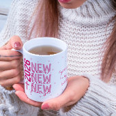 Christian 2026 New Year Custom Scripture Cross コーヒーマグカップ