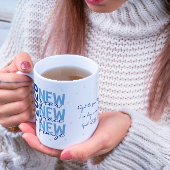 Christian 2026 New Year Custom Scripture Cross コーヒーマグカップ