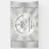 CHRISTIAN 25th結婚 Anniversary Banners 横断幕 (縦)