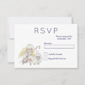 Christian Angel Shepherd with Sheep RSVP (正面)