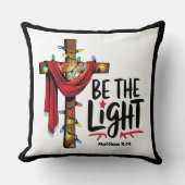 Christian - Be the Light - Christmas クッション (正面)