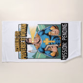 Christian Beach Towel For Single Men ビーチタオル (正面)