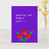 Christian bereavement expression カード (黄色い花)