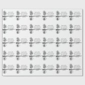 Christian Bible Encouraging Scripture Psalm 1:3  ラッピングペーパー (フラット)