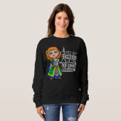 Christian Bible Motivation Armor of God Ephesians  スウェットシャツ (正面フル)