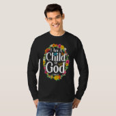 Christian Bible Verse 1 John 31 Flower Butterfly   Tシャツ (正面フル)
