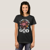 Christian Bible Verse 1 John 31 Flower Butterfly Tシャツ (正面フル)