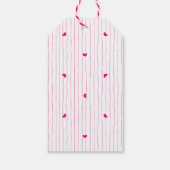 Christian Bible Verse Cute Pink Valentine  ギフトタグ (裏面)