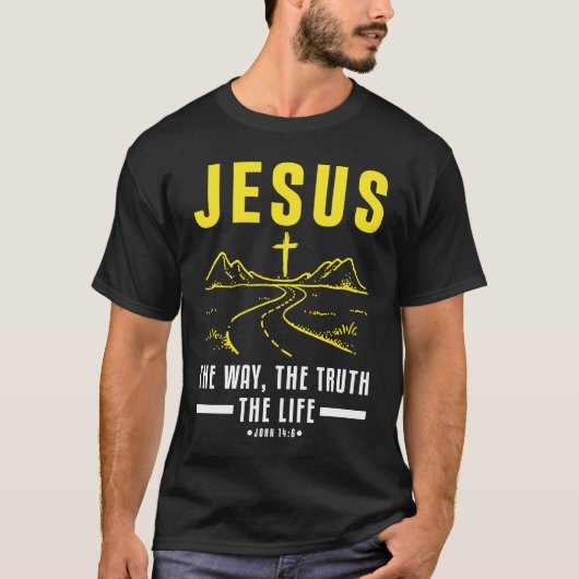 Christian Bible Verse Faith Believer Follower  1 Tシャツ (正面)