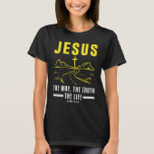Christian Bible Verse Faith Believer Follower 1 Tシャツ (正面)