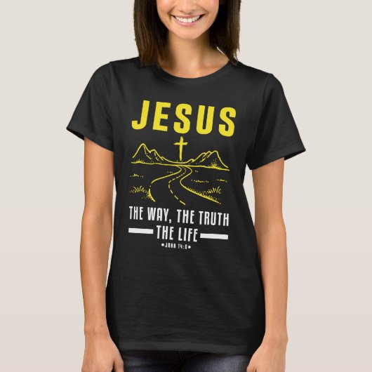 Christian Bible Verse Faith Believer Follower  1 Tシャツ (正面)