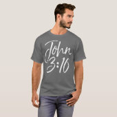 Christian Bible Verse Gift Scripture Reference Tシャツ (正面フル)