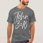 Christian Bible Verse Gift Scripture Reference Tシャツ (正面)