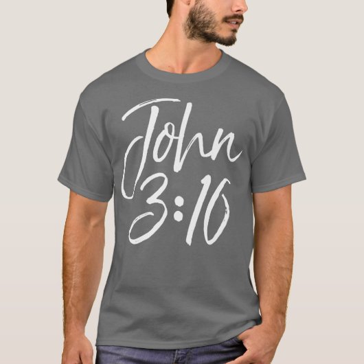 Christian Bible Verse Gift Scripture Reference Tシャツ (正面)