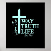 Christian Bible Verse John ポスター (正面)