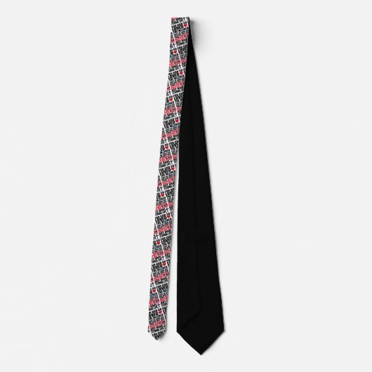 Christian Bible Verse John 3:16 Custom Necktie ネクタイ (裏面)
