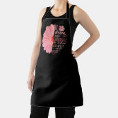 Christian Bible Verse Joshua 1:9花 エプロン (インサイチュ)