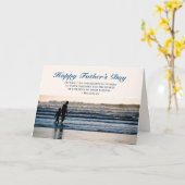 Christian Bible Verse Malachi 4:6父の日 カード (黄色い花)