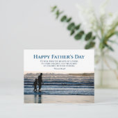 Christian Bible Verse Malachi 4:6父の日 ポストカード (スタンド正面)