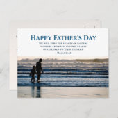 Christian Bible Verse Malachi 4:6父の日 ポストカード (正面/裏面)