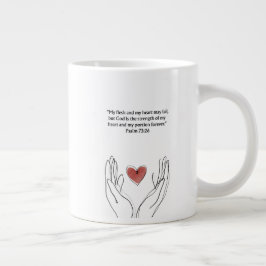 Christian Bible Verse Mug | Encouragement Gift ジャンボコーヒーマグカップ