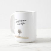 Christian Bible Verse Mug | Faith Gift コーヒーマグカップ (正面左)