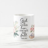 Christian Bible Verse Psalms Coffee Mug コーヒーマグカップ (中央)