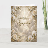 Christian Bible Verse Sympathy Card カード (正面)
