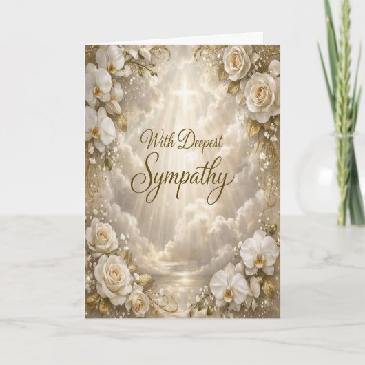 Christian Bible Verse Sympathy Card カード (正面)