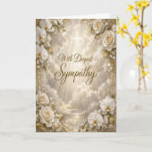 Christian Bible Verse Sympathy Card カード (黄色い花)