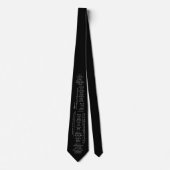 Christian Bible Verses KJV Custom Necktie ネクタイ (正面)
