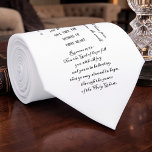 Christian Bible Verses KJV Custom Necktie ネクタイ<br><div class="desc">Christian Bible Verses KJV Custom Necktie: This unique necktie features carefully selected King James Version (KJV) Bible verses, making it a thoughtful and inspiring gift for any occasion. The verses are beautifully designed and printed on high-quality fabric, ensuring both elegance and durability. Perfect for expressing faith or gifting a meaningful...</div>