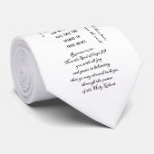 Christian Bible Verses KJV Custom Necktie ネクタイ (ロール)